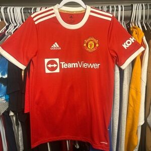 Adidas Red Manchester United Jersey